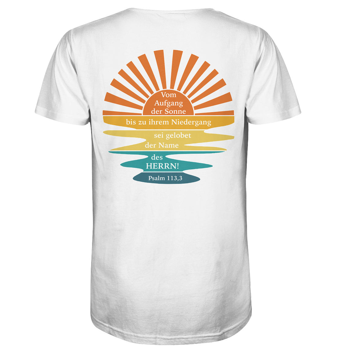 Ps 113,3 - Vom Aufgang der Sonne - Organic Shirt