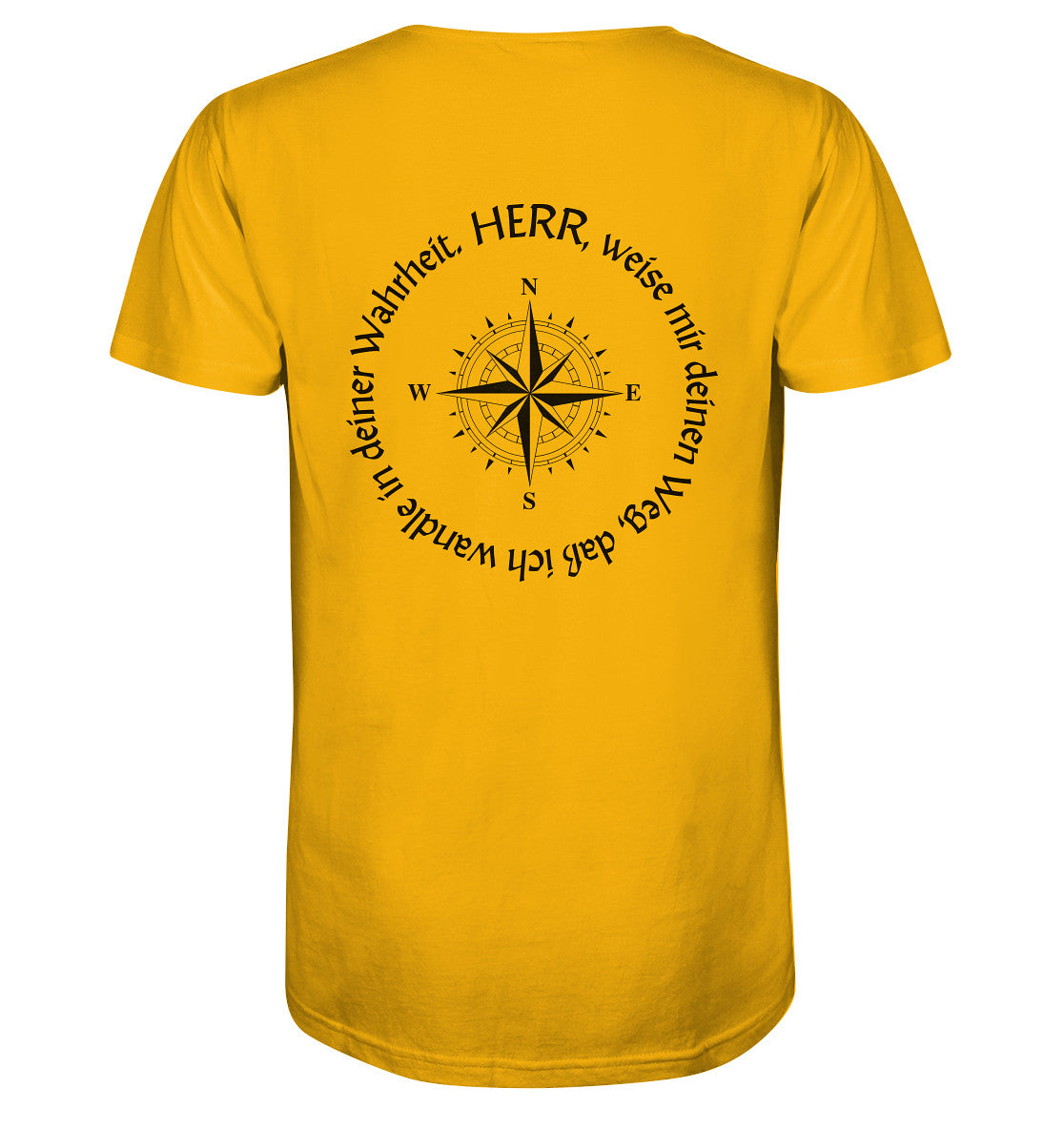 Ps 86,11 - Kompassrose - Organic Shirt
