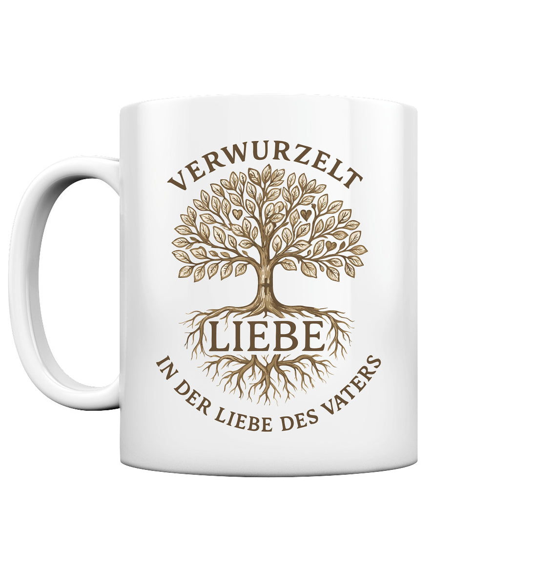Verwurzelt in der Liebe - Tasse glossy