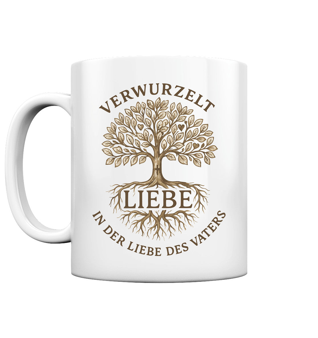 Verwurzelt in der Liebe - Tasse glossy