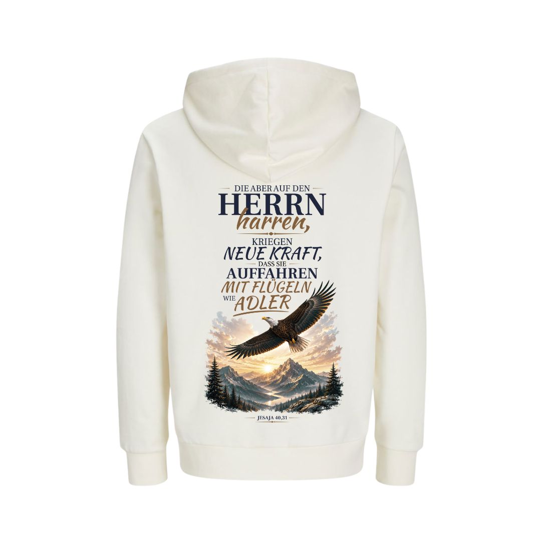 Jesaja 40,31 – Adler | Bio Hoodie