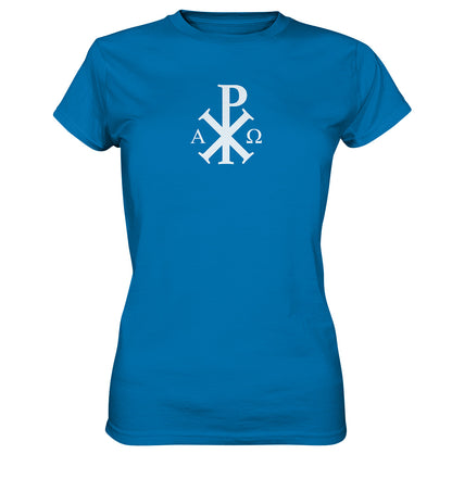 Offb 1,8 - Chi Rho - Alpha &amp; Omega - Ladies Premium Shirt