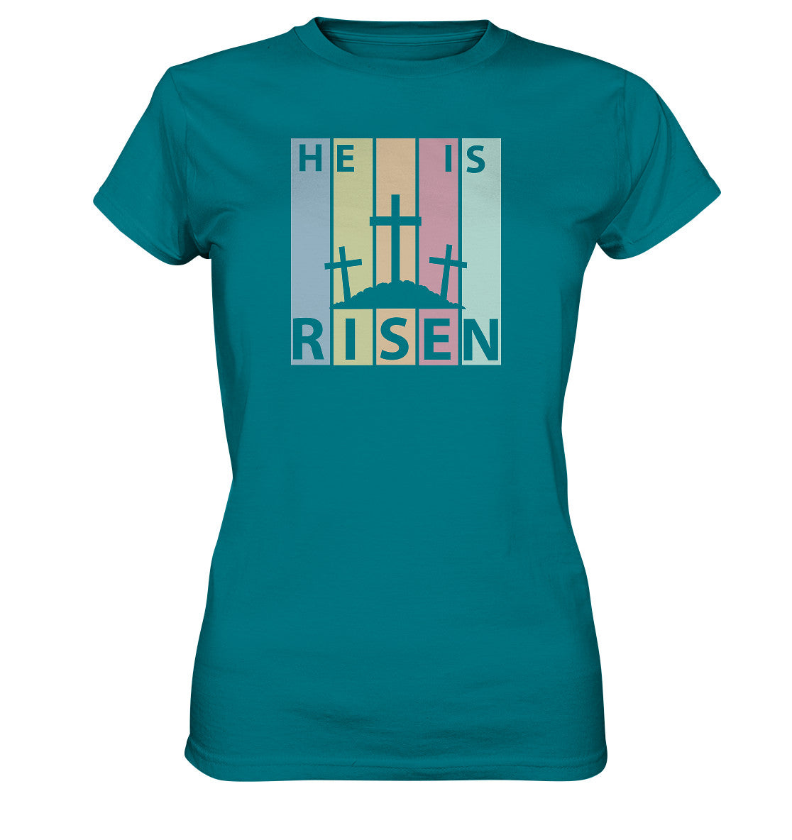 Lk 24,34 - He is risen - Ladies Premium Shirt