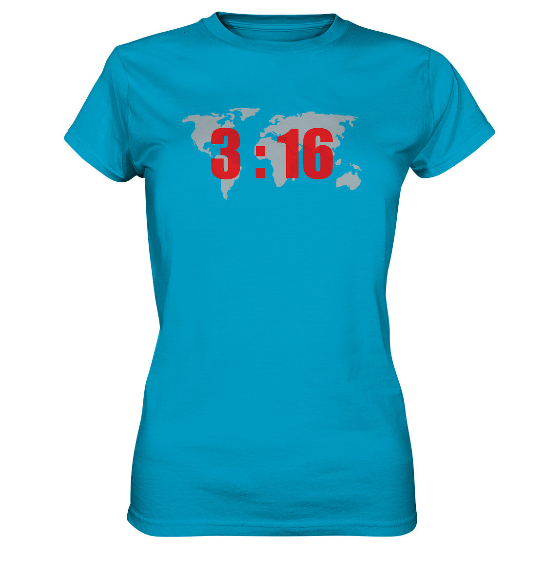 Joh 3,16 - World - Ladies Premium Shirt