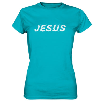 JESUS Weiß - Ladies Premium Shirt