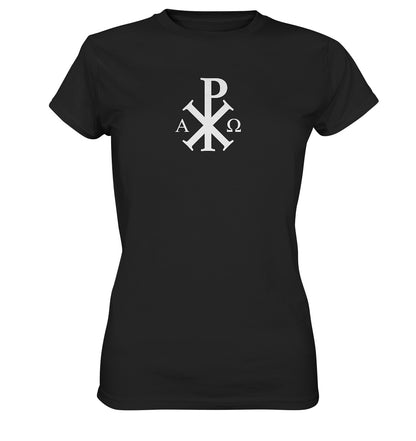 Offb 1,8 - Chi Rho - Alpha &amp; Omega - Ladies Premium Shirt