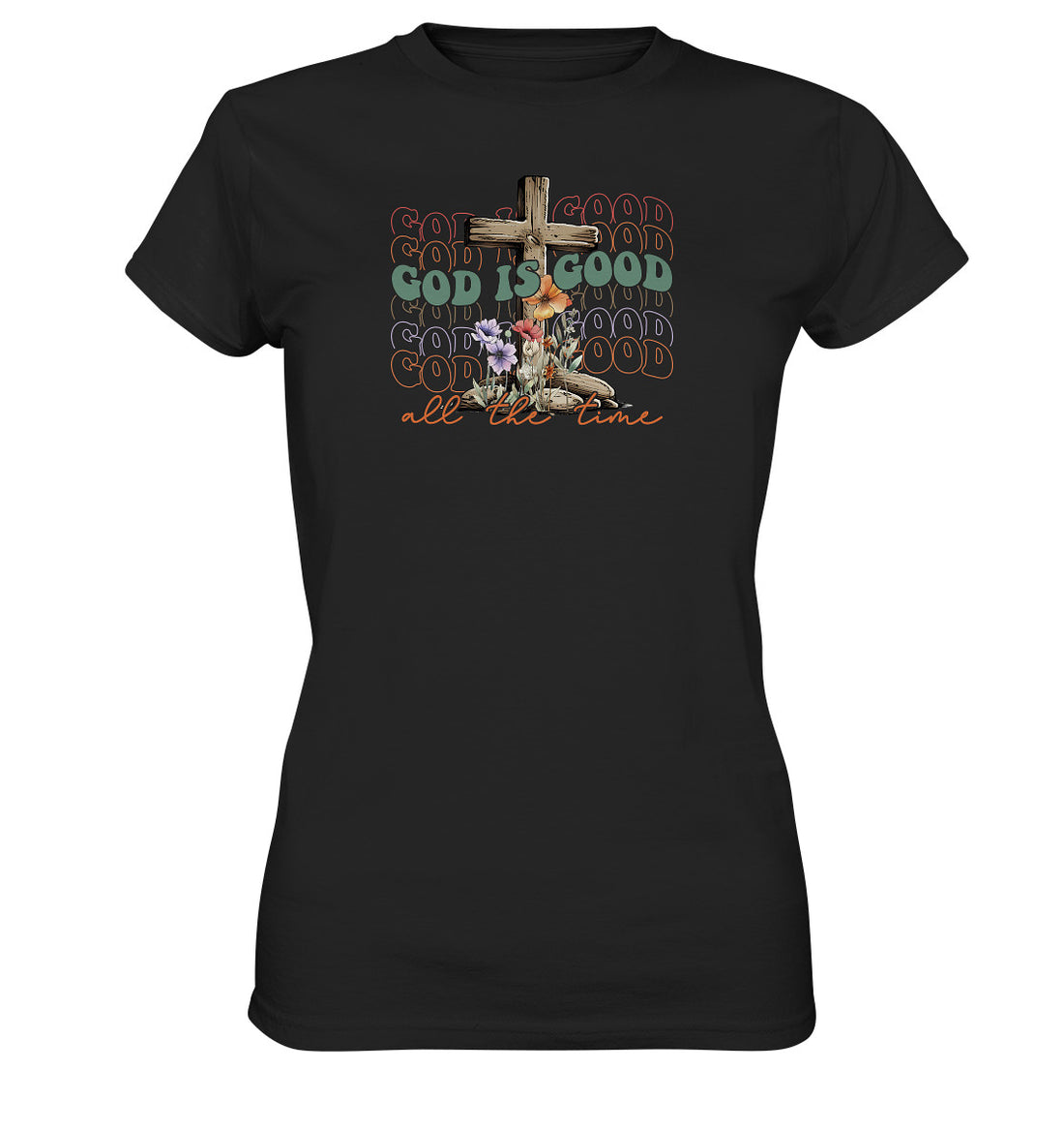 God is good - Brustprint - Ladies Premium Shirt