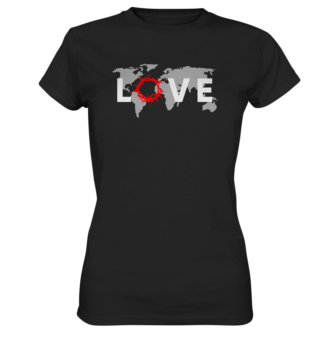 LOVE - WORLD - Ladies Premium Shirt