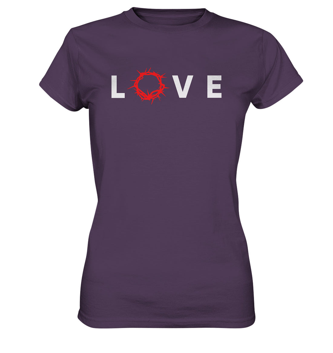 LOVE - Dornenkrone - Ladies Premium Shirt