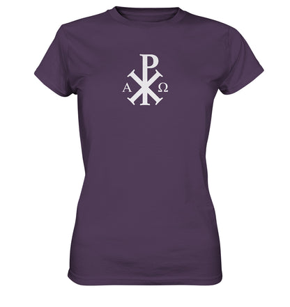Offb 1,8 - Chi Rho - Alpha &amp; Omega - Ladies Premium Shirt