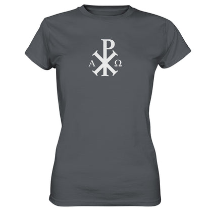 Offb 1,8 - Chi Rho - Alpha &amp; Omega - Ladies Premium Shirt