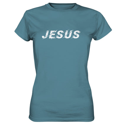 JESUS Weiß - Ladies Premium Shirt