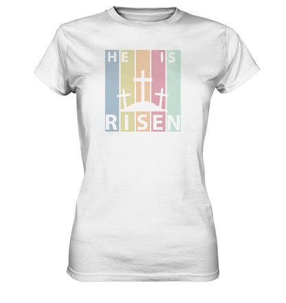 Lk 24,34 - He is risen - Ladies Premium Shirt
