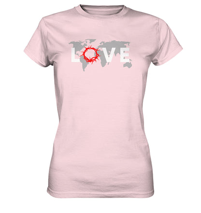 LOVE - WORLD - Ladies Premium Shirt