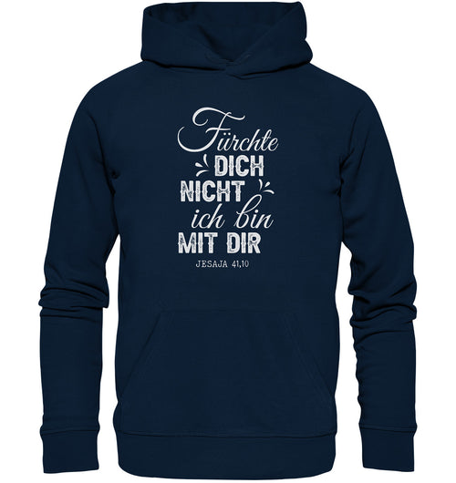 Jes 41,10 - Fürchte dich nicht (2) - Organic Basic Hoodie