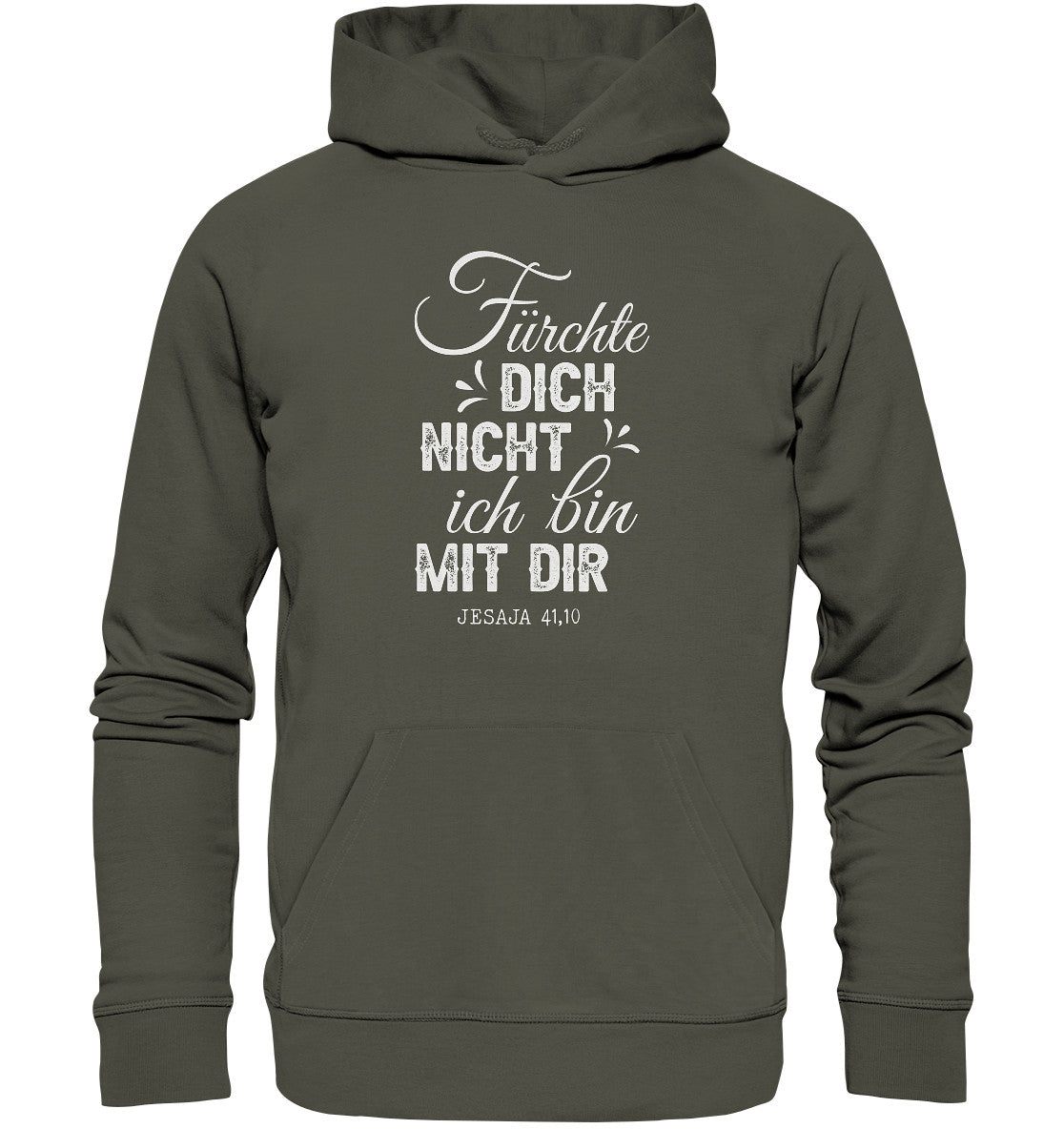 Jes 41,10 - Fürchte dich nicht (2) - Organic Basic Hoodie