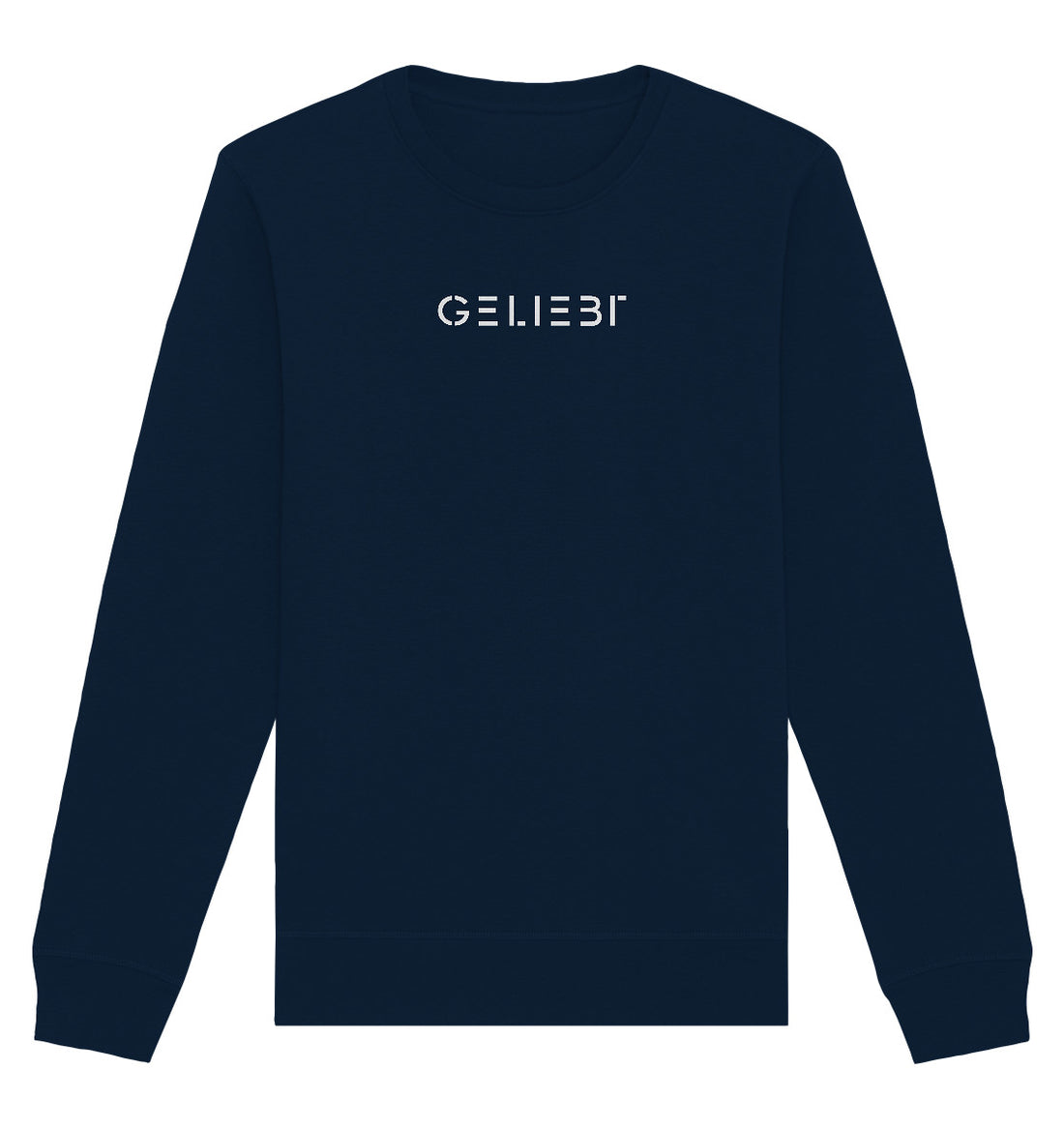 Jer 31,3 - GELIEBT -Schriftzug - Organic Basic Unisex Sweatshirt