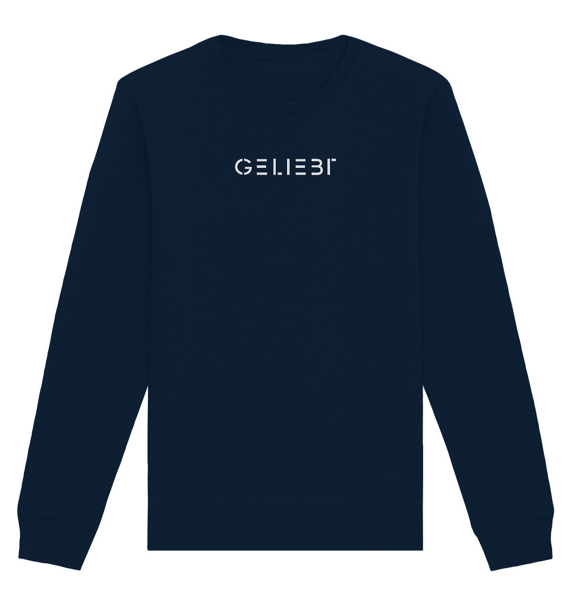 Jer 31,3 - GELIEBT -Schriftzug - Organic Basic Unisex Sweatshirt