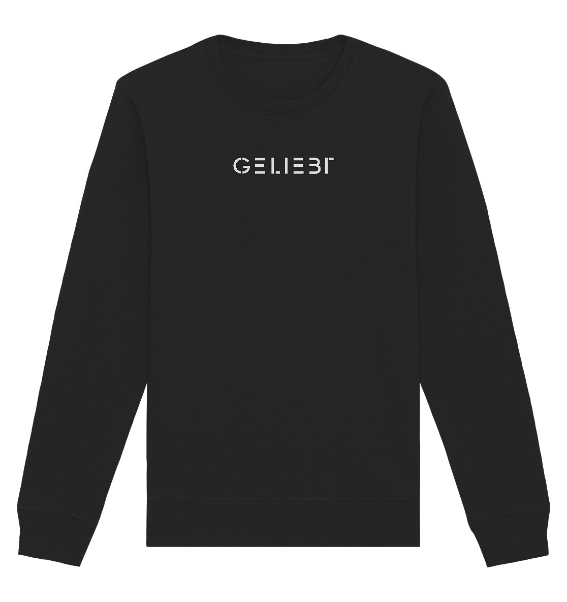 Jer 31,3 - GELIEBT -Schriftzug - Organic Basic Unisex Sweatshirt