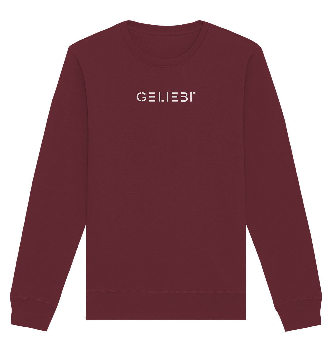 Jer 31,3 - GELIEBT -Schriftzug - Organic Basic Unisex Sweatshirt