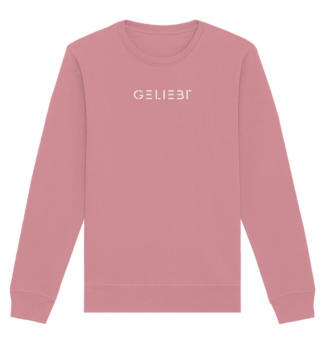 Jer 31,3 - GELIEBT -Schriftzug - Organic Basic Unisex Sweatshirt