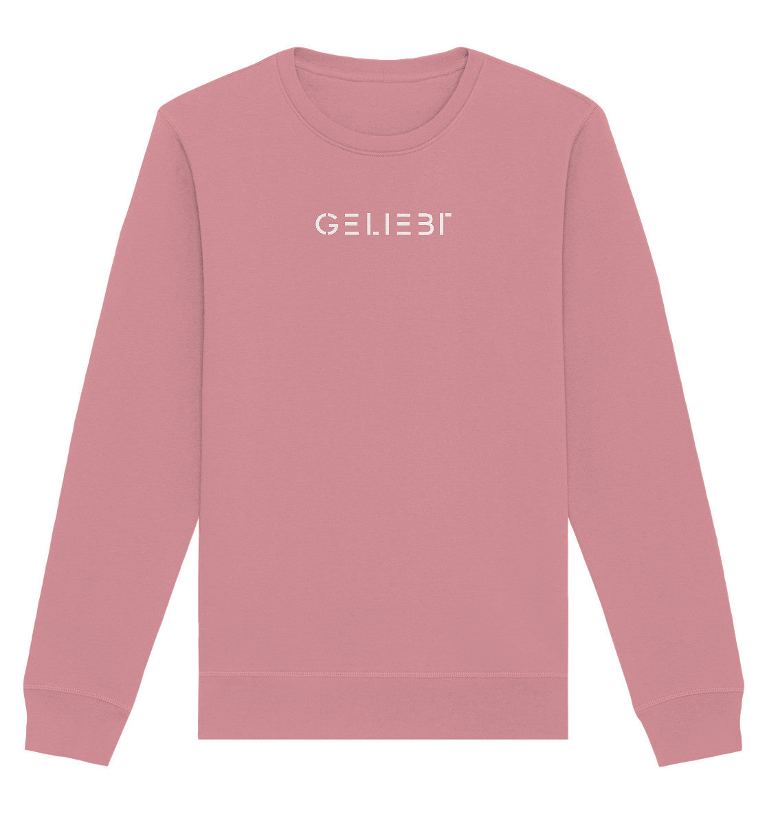 Jer 31,3 - GELIEBT -Schriftzug - Organic Basic Unisex Sweatshirt