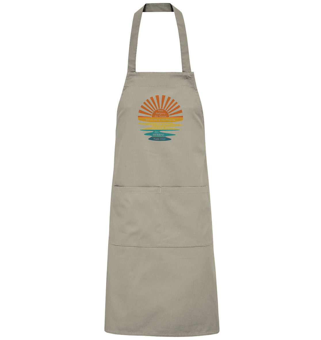Ps 113,3 - Vom Aufgang der Sonne - Organic Grillschürze