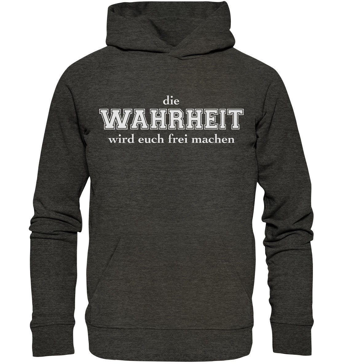 Joh 8,32 - Wahrheit (2) - Organic Hoodie