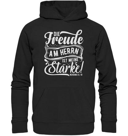 Neh 8,10 - Die Freude - Organic Hoodie