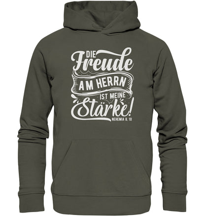 Neh 8,10 - Die Freude - Organic Hoodie