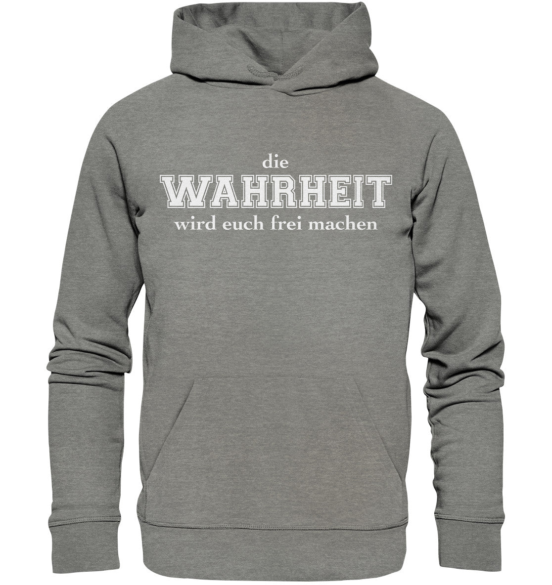 Joh 8,32 - Wahrheit (2) - Organic Hoodie