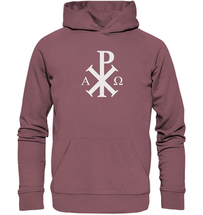 Offb 1,8 - Chi Rho - Alpha &amp; Omega - Organic Hoodie