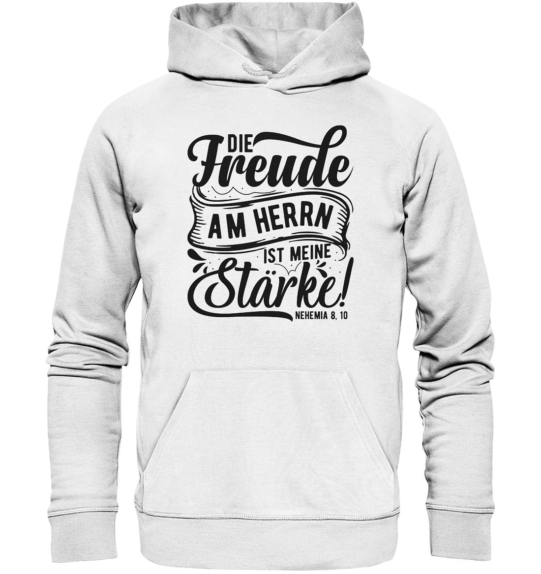 Neh 8,10 - Die Freude - Organic Hoodie