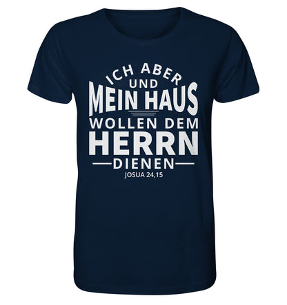 Jos 24,15 - Mein Haus - V2 - FP - Organic Shirt