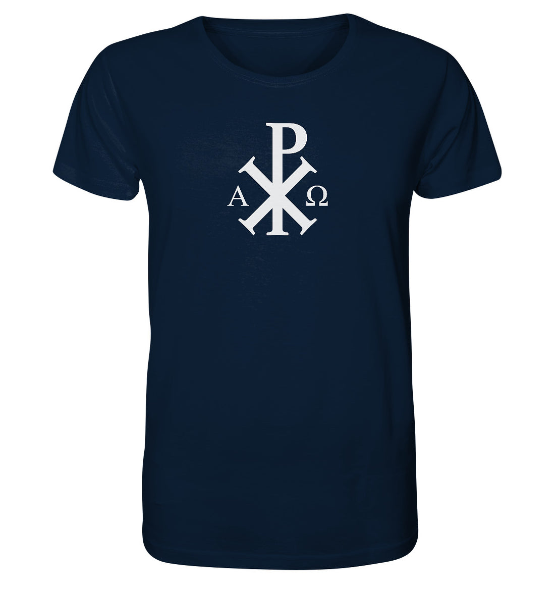 Offb 1,8 - Chi Rho - Alpha &amp; Omega - Organic Shirt