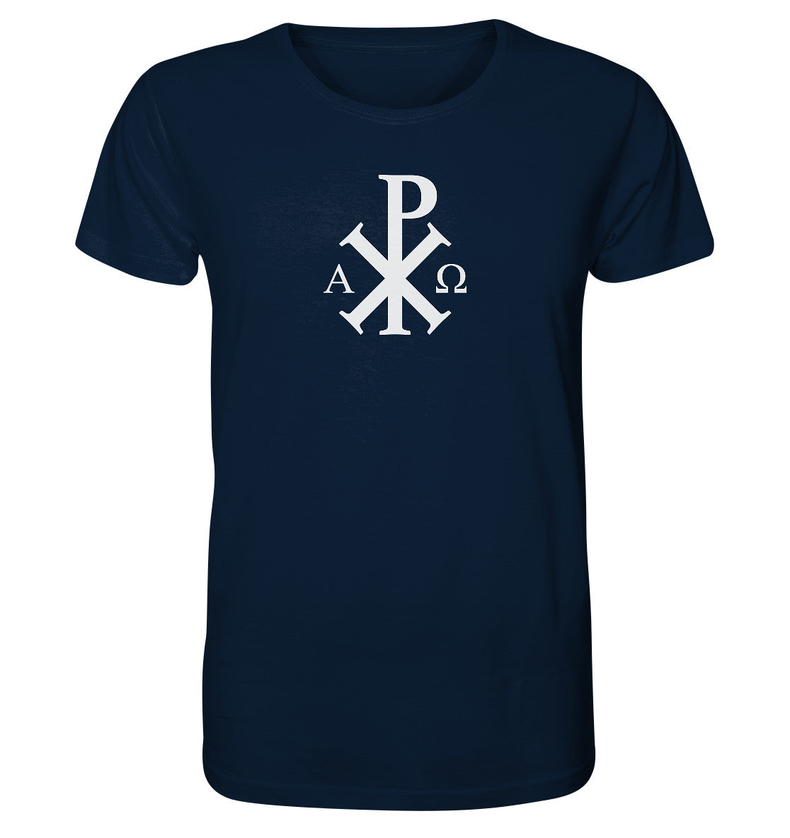 Offb 1,8 - Chi Rho - Alpha &amp; Omega - Organic Shirt