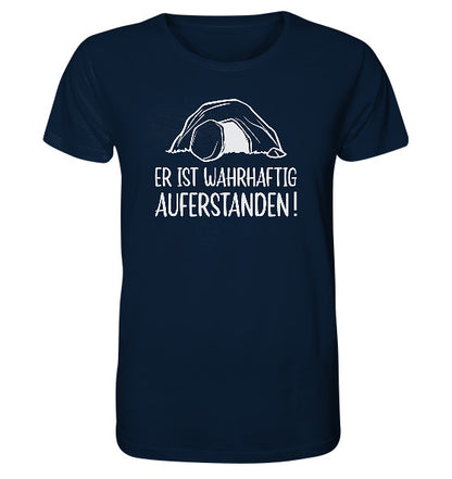 Lk 24,34 - Er ist wahrhaftig auferstanden! - Organic Shirt