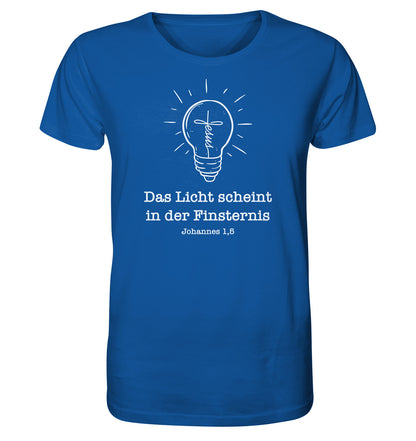 Joh 1,5 - Das Licht scheint - Organic Shirt