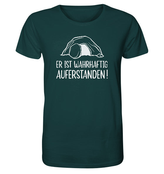 Lk 24,34 - Er ist wahrhaftig auferstanden! - Organic Shirt