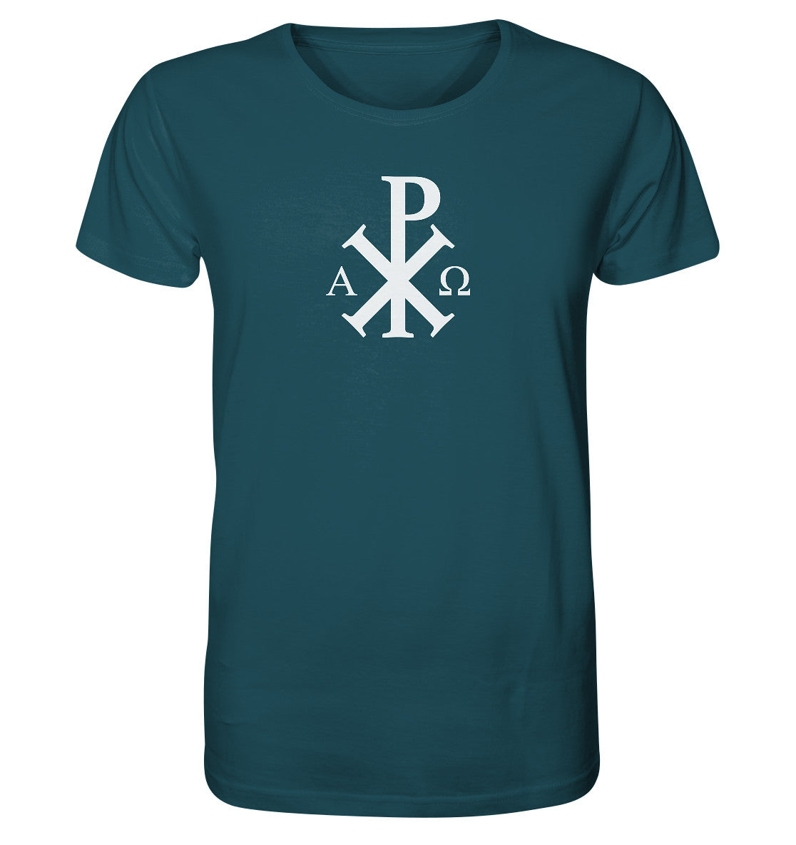 Offb 1,8 - Chi Rho - Alpha &amp; Omega - Organic Shirt