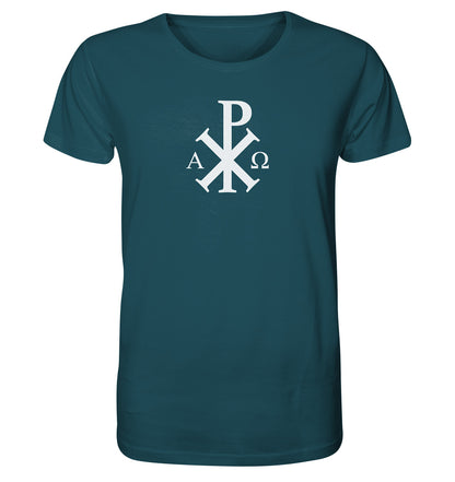 Offb 1,8 - Chi Rho - Alpha &amp; Omega - Organic Shirt