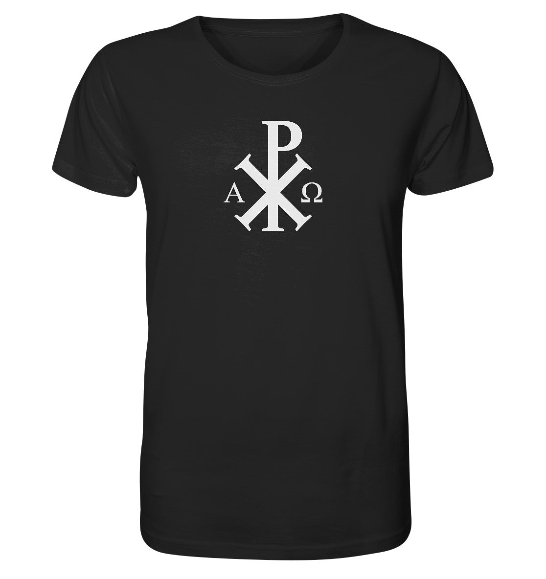 Offb 1,8 - Chi Rho - Alpha &amp; Omega - Organic Shirt