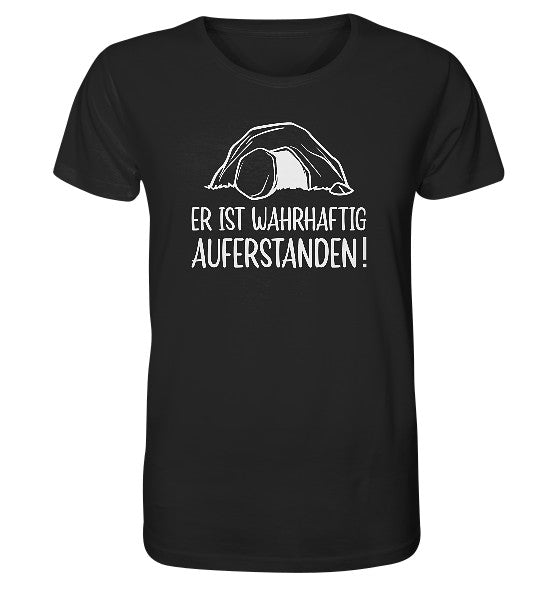 Lk 24,34 - Er ist wahrhaftig auferstanden! - Organic Shirt