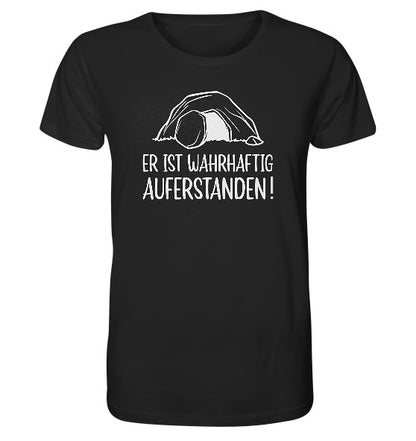 Lk 24,34 - Er ist wahrhaftig auferstanden! - Organic Shirt