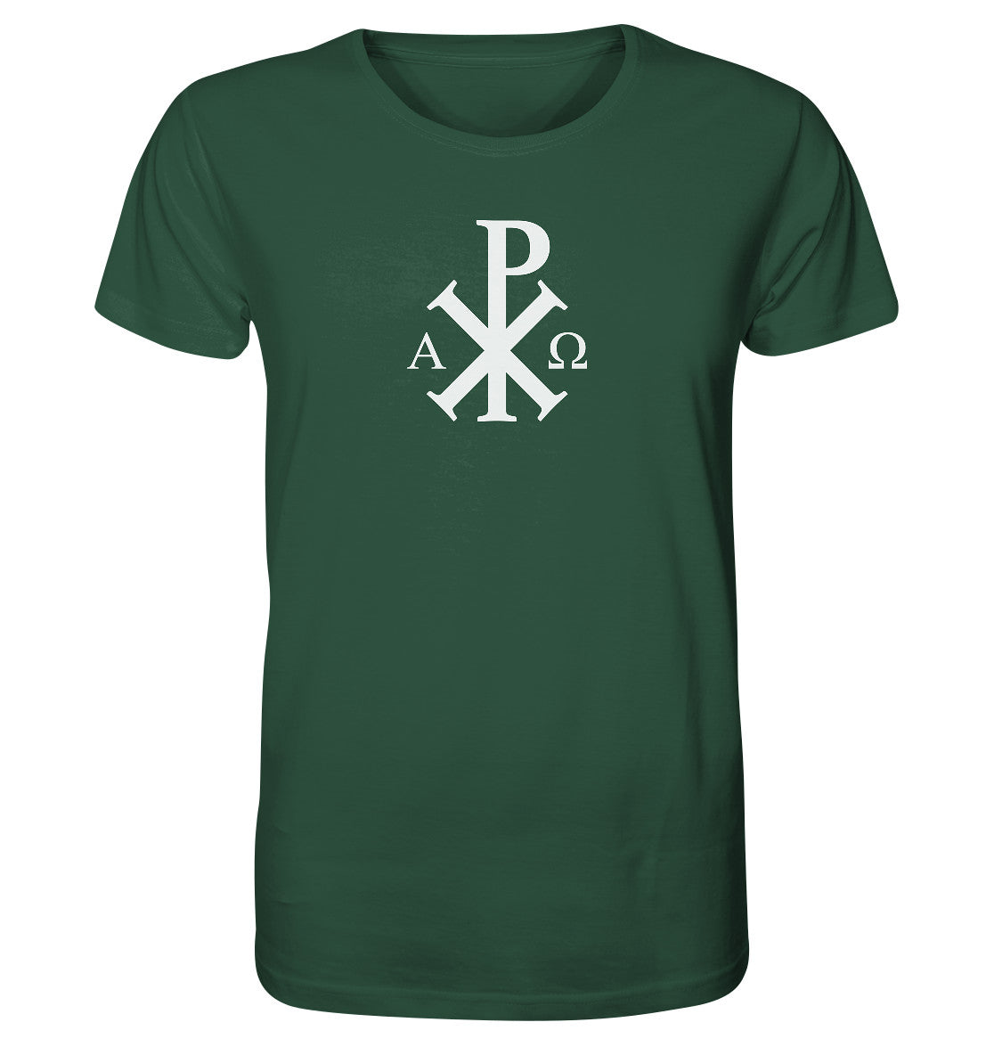 Offb 1,8 - Chi Rho - Alpha &amp; Omega - Organic Shirt
