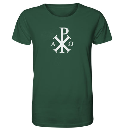Offb 1,8 - Chi Rho - Alpha &amp; Omega - Organic Shirt