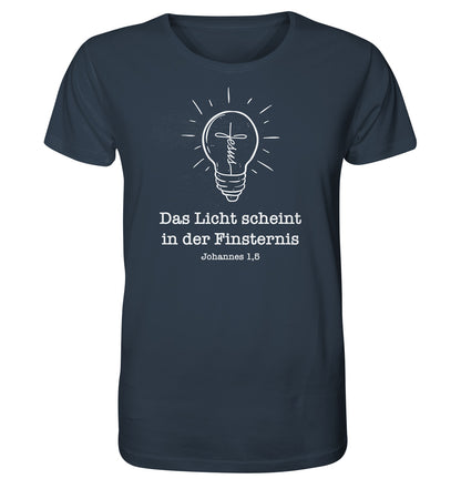 Joh 1,5 - Das Licht scheint - Organic Shirt