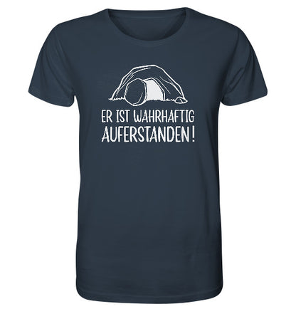 Lk 24,34 - Er ist wahrhaftig auferstanden! - Organic Shirt