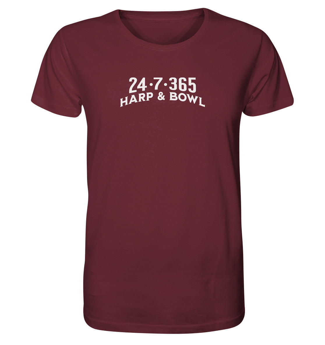 Offb 5,8 - HARP &amp; BOWL - Brustprint - Organic Shirt