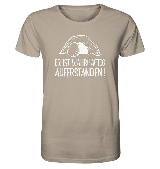 Lk 24,34 - Er ist wahrhaftig auferstanden! - Organic Shirt